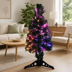 Compact 64cm Christmas Tree with Colourful Lights