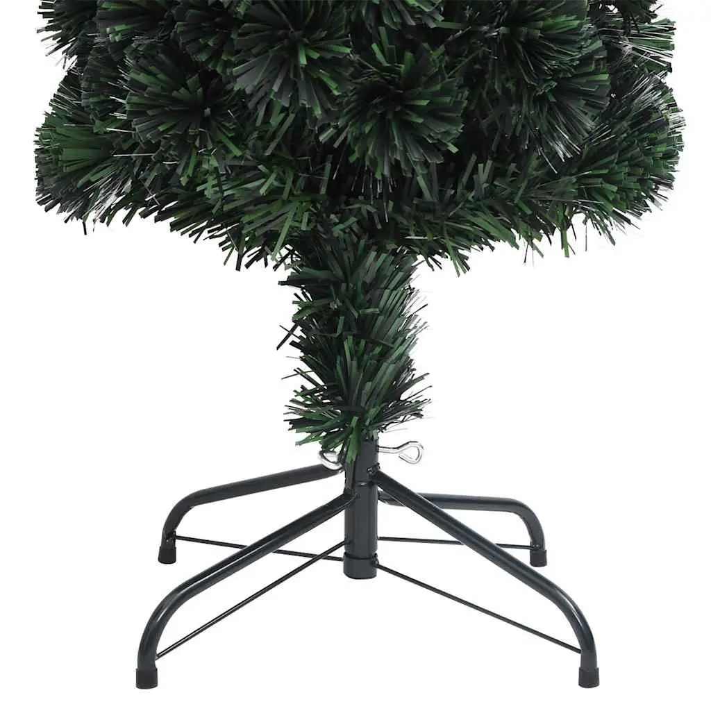 Artificial Christmas Tree Black 150cm Fibre Optic Lighting