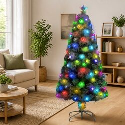 Compact and Reliable 120cm White Christmas Tree