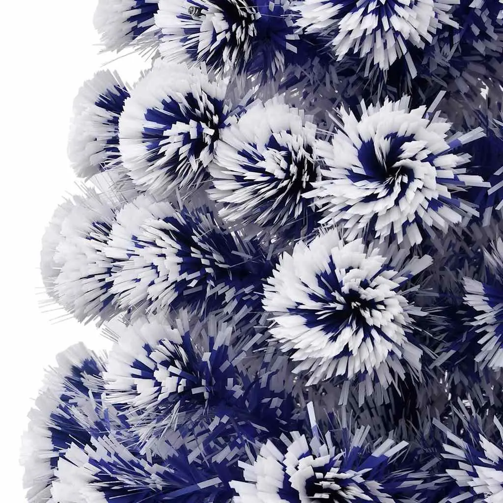 Artificial Christmas Tree White 180cm LED Fibre Optic Seasonal Decoration