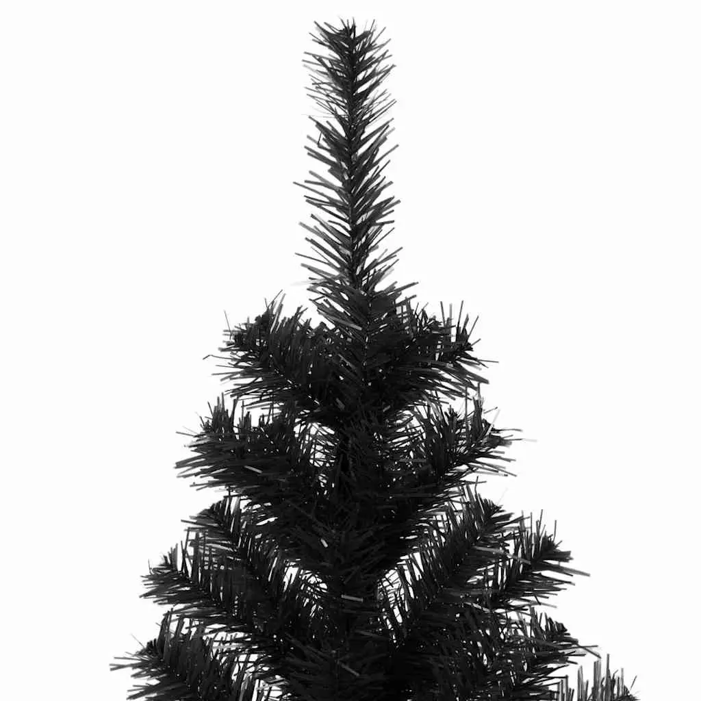 Artificial Christmas Tree Black 240cm Lifelike Shape PVC Holiday Decoration