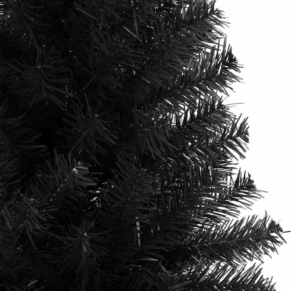 Artificial Christmas Tree Black 240cm Lifelike Shape PVC Holiday Decoration
