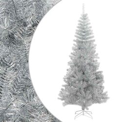 Artificial Christmas Tree 240cm Silver PET Seasonal Holiday Decoration Indoor