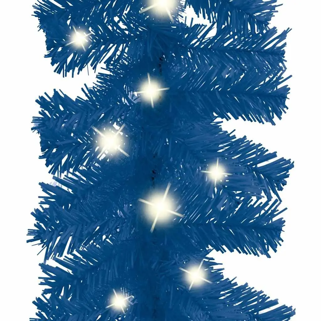 Blue Christmas Garland 20m LED Lights Holiday Decoration Indoor Outdoor Seasonal