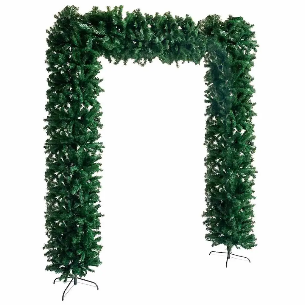Christmas Tree Arch Green 240cm Indoor Outdoor Seasonal Holiday Entrance Decor