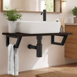 Compact Wall Mounted Basin Shelf for Maximum Utility