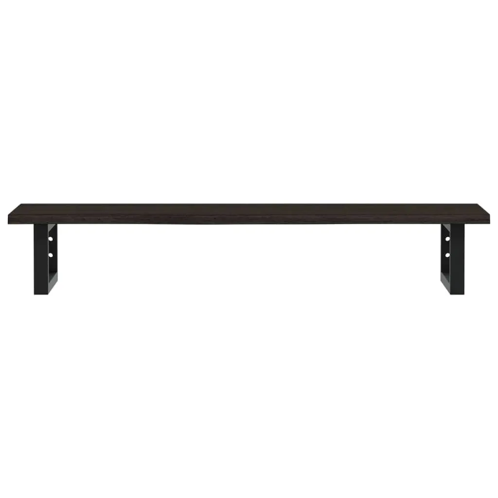 Wall Mounted Basin Shelf Bathroom Vanity Storage Cabinet Steel Oak Floating