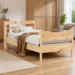 Bed Frame 90x200 cm with Headboard