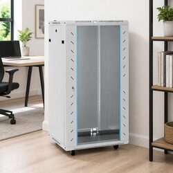 22U Network Cabinet 19" Standard Rack Mount Server Equipment Storage Grey