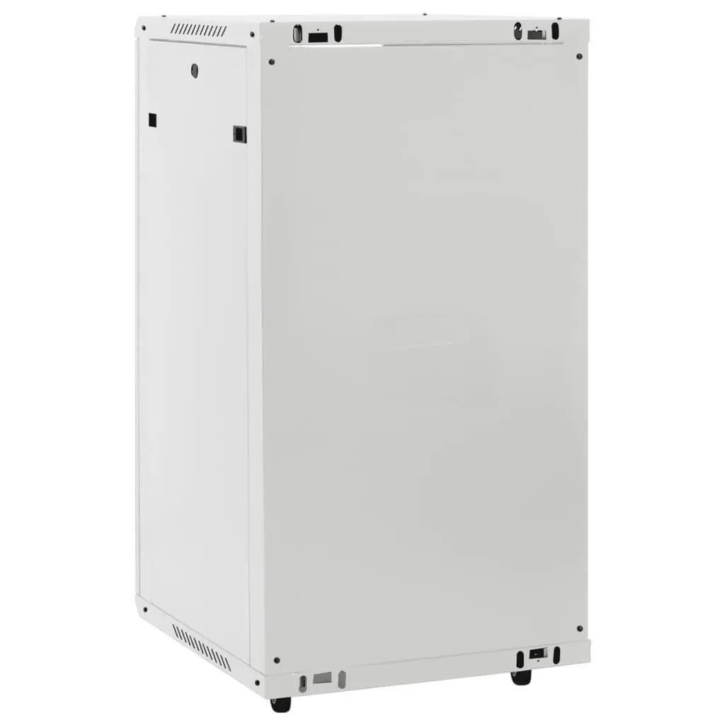 19 Inch Grey 22U Network Cabinet Rack Mount Server Equipment Storage Sturdy Structure