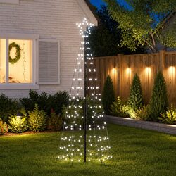 LED Christmas Tree with 220 Cold White Lights