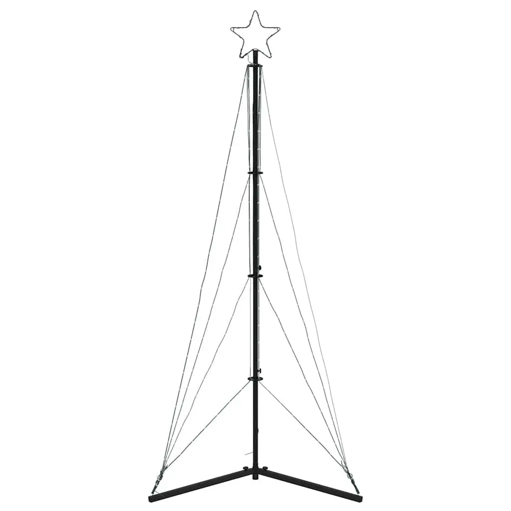 LED Christmas Tree Warm White 182cm 363 Lights 8 Effects Indoor Outdoor Holiday