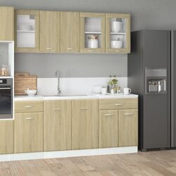 Compact 4 Piece Kitchen Cabinet Set for Smart Storage