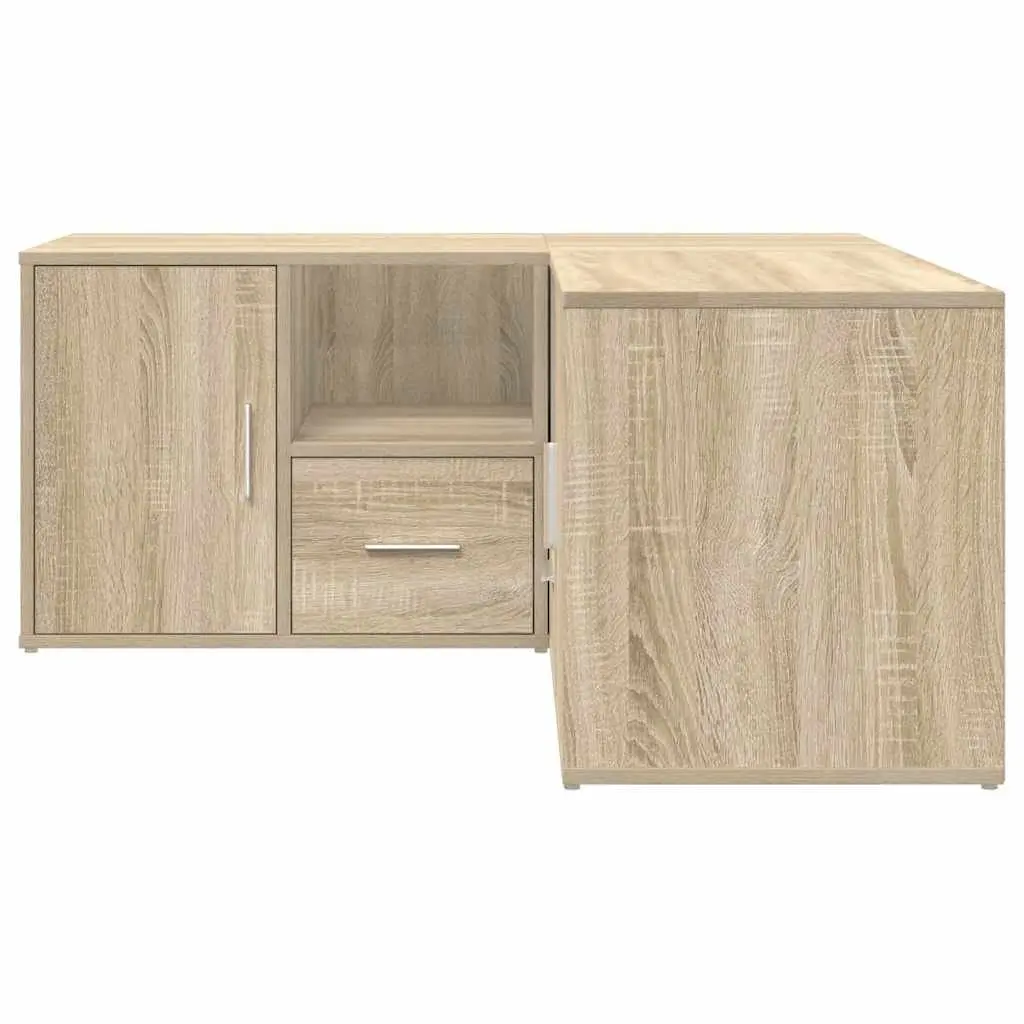 Corner Cabinet Brown Engineered Wood Multifunctional Storage Unit 160x40x45cm