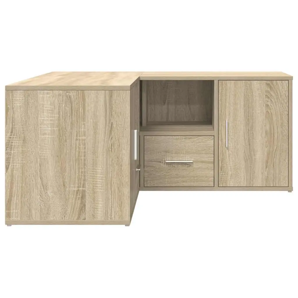 Corner Cabinet Brown Engineered Wood Multifunctional Storage Unit 160x40x45cm