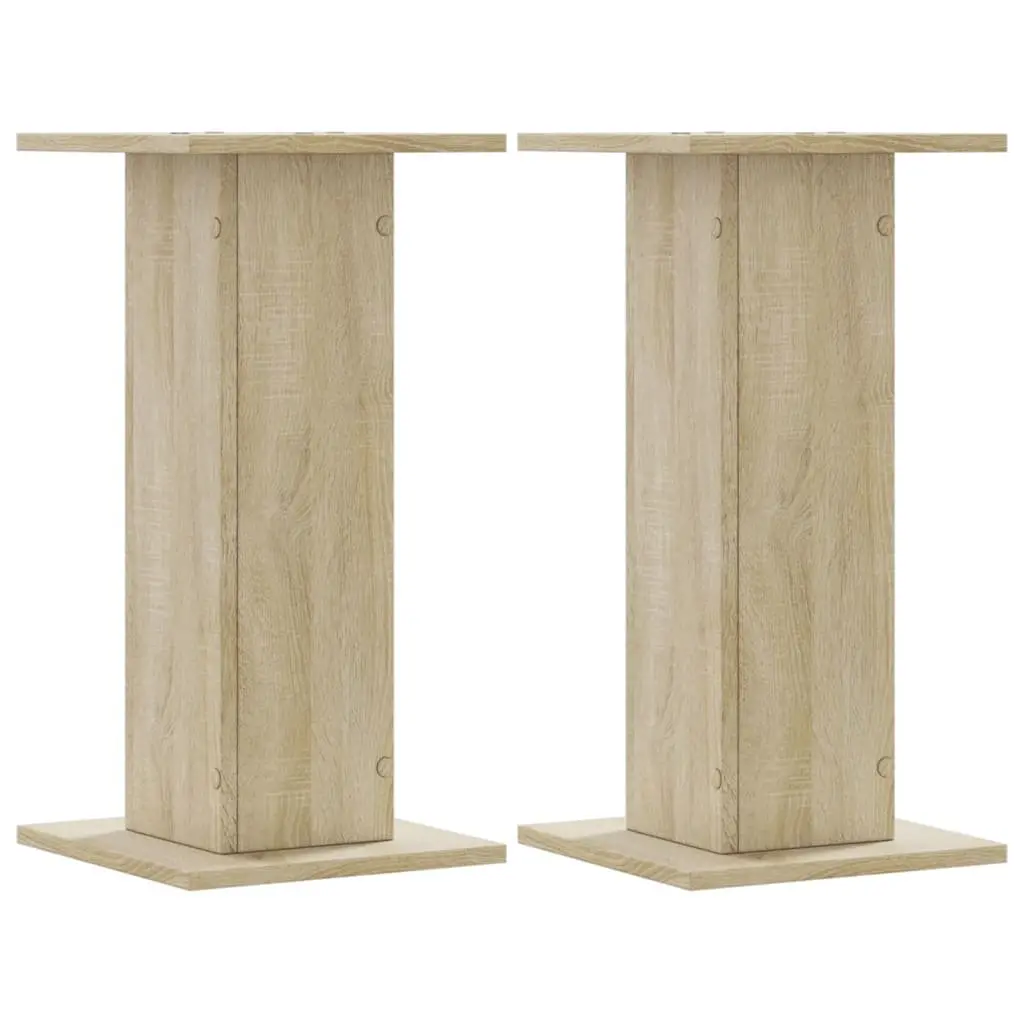 Plant Stands Brown 30x30x60 cm Engineered Wood Flower Display Stand 2 Piece