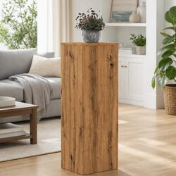 Compact Brown Plant Stands 33x33x100 cm - Durable and Chic