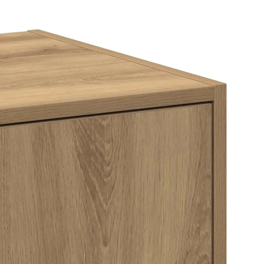 Apothecary Cabinet Brown Engineered Wood Tall Storage Organizer for Home Office