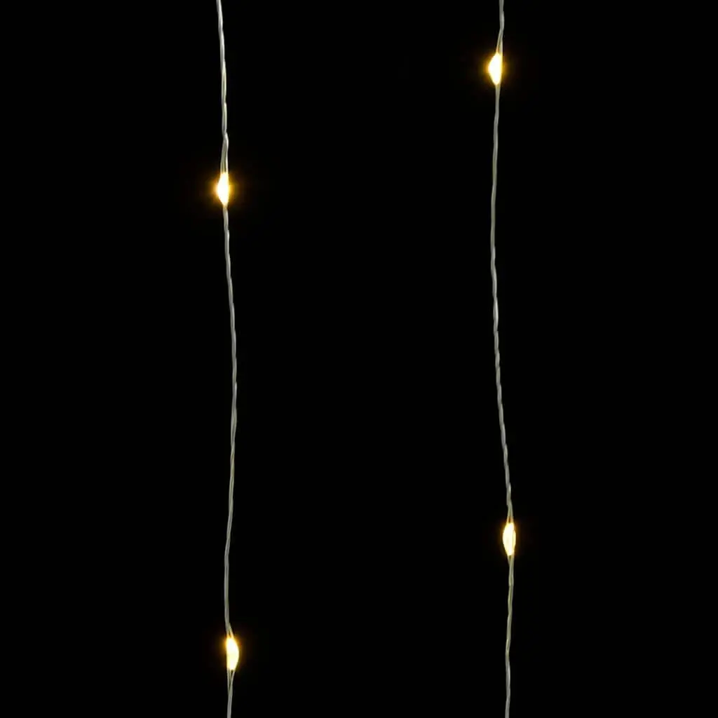 LED String Lights Warm White 15m Remote Control Copper Wire 150 LEDs