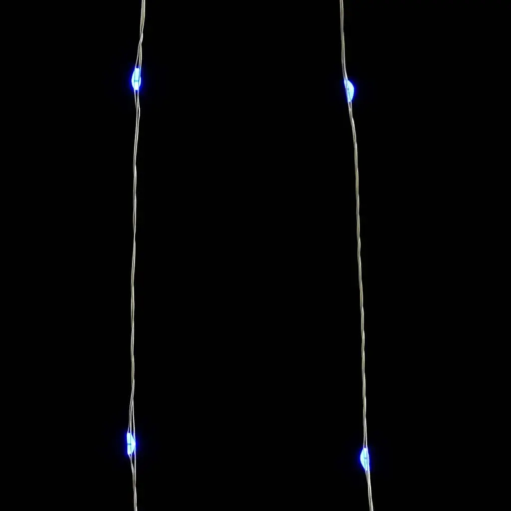 LED String Lights Cold White 15m 150 LEDs 8 Lighting Effects