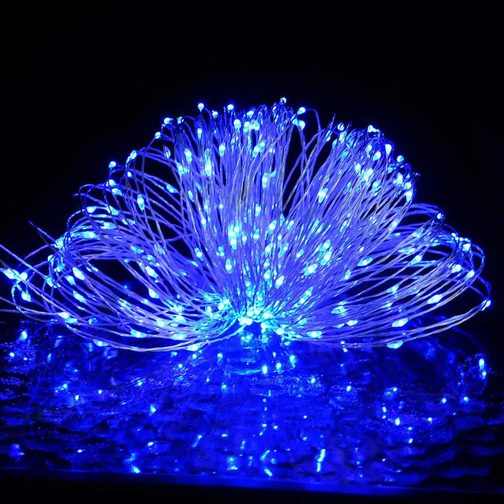 LED String Lights Blue 30m 300 LEDs Decorative Remote Control