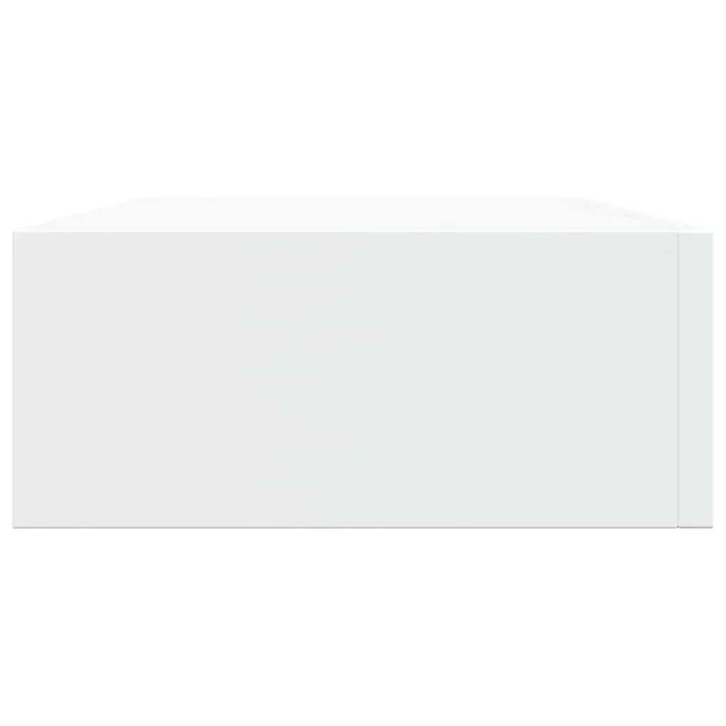 Wall-mounted Drawer Shelf White 40x23.5x10cm Floating Storage Organizer