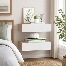 2 pcs Wall Drawer Shelves for Home Organization