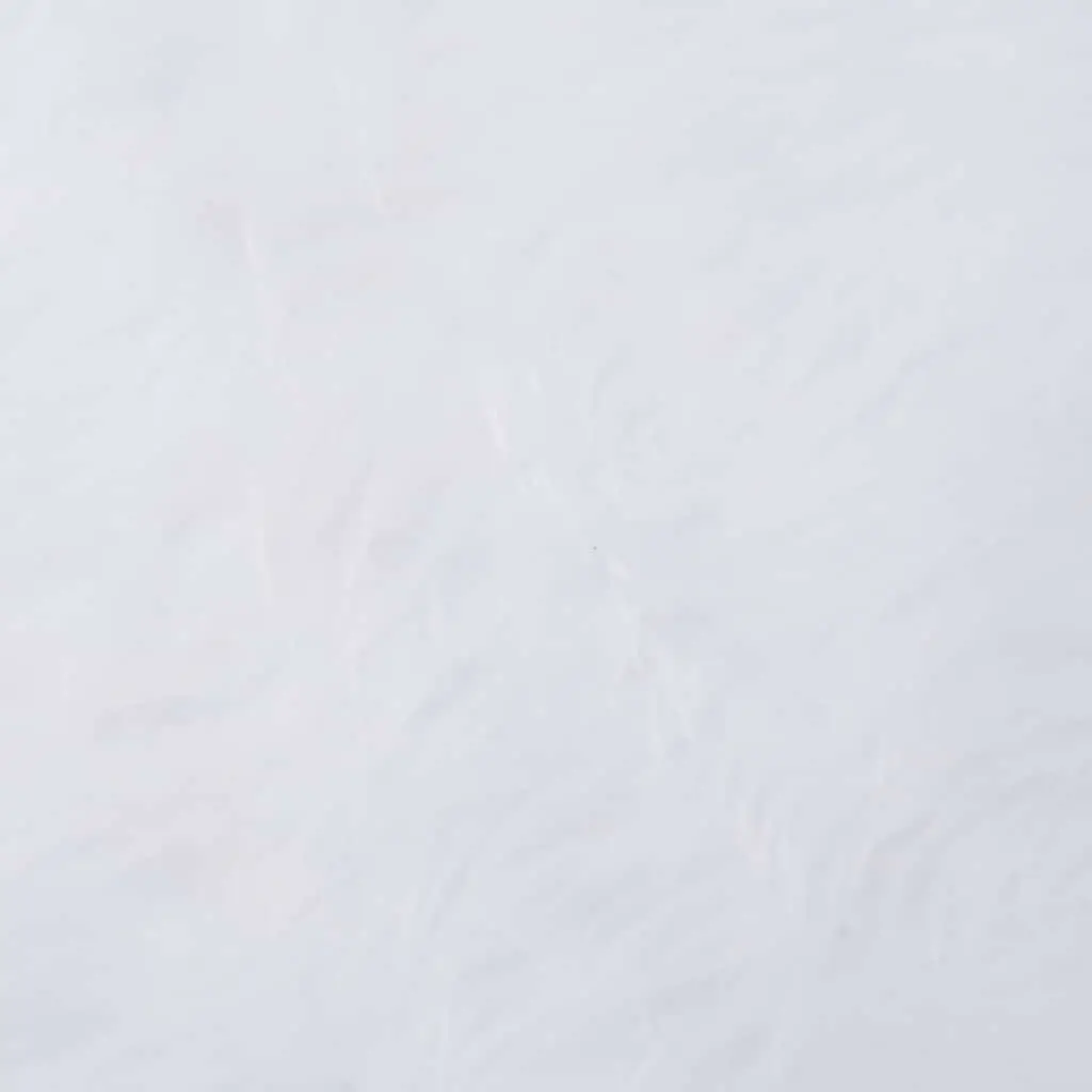 Christmas Tree Skirt White 90 cm Faux Fur Front Surface Non-Woven Fabric Backing