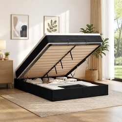 Concise Ottoman Bed with Pocket Spring Mattress