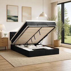 Concise Ottoman Bed with Pocket Spring Mattress