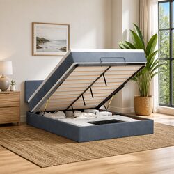 Ottoman Bed with LED Lighting