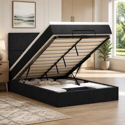 Compact Ottoman Bed with Mattress - Stylish and Convenient