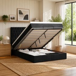 Concise Review: Queen Ottoman Bed with Pocket Spring Mattress