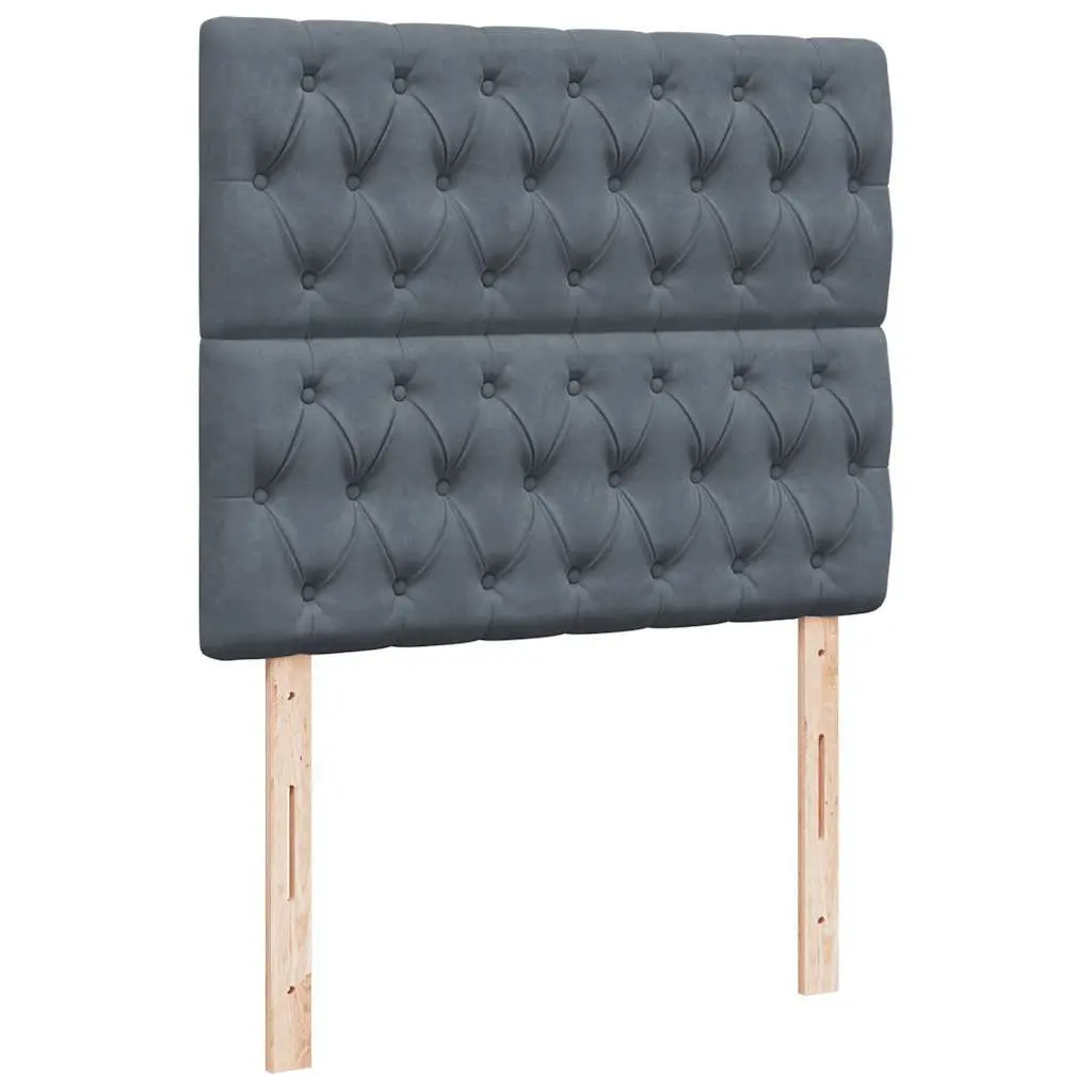 Ottoman Bed Grey Velvet King Single Storage Lift-Up Frame with Pocket Spring Mattress
