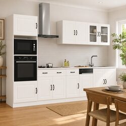 7 Piece Kitchen Cabinet Set with Adjustable Feet