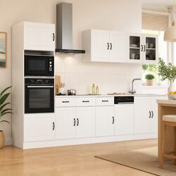 7 Piece Kitchen Cabinet Set for Smart Storage Solutions