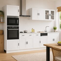 7 Piece Kitchen Cabinet Set for Easy Storage Solutions