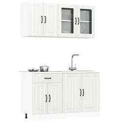 Concise 4 Piece Kitchen Cabinet Set for Modern Spaces