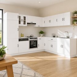 Compact 14-Piece Kitchen Cabinet Set—Effortlessly Stylish