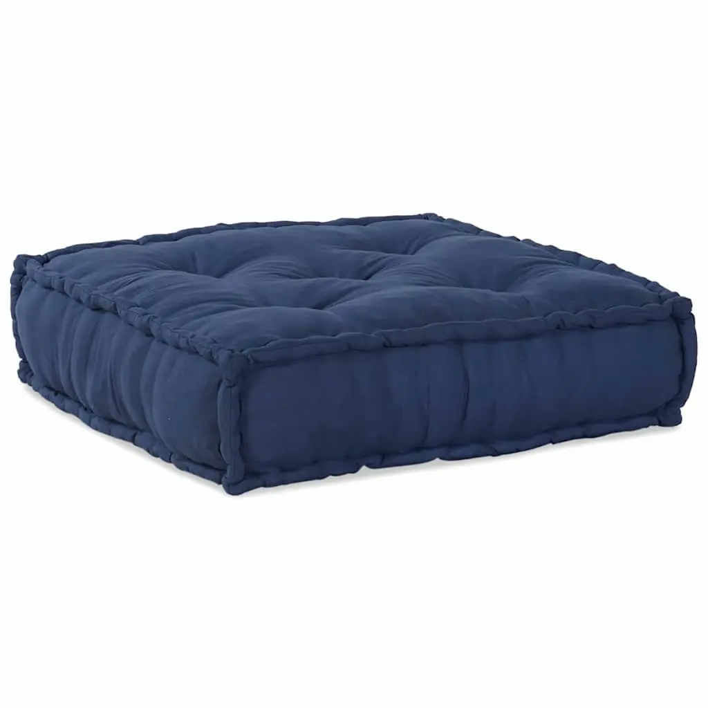 Modular Sofa Unit Indigo Blue 210 x 140 x 56 cm Fabric Indoor Outdoor Lounge