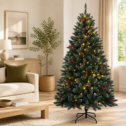 150cm Green Christmas Tree with Easy LED Setup