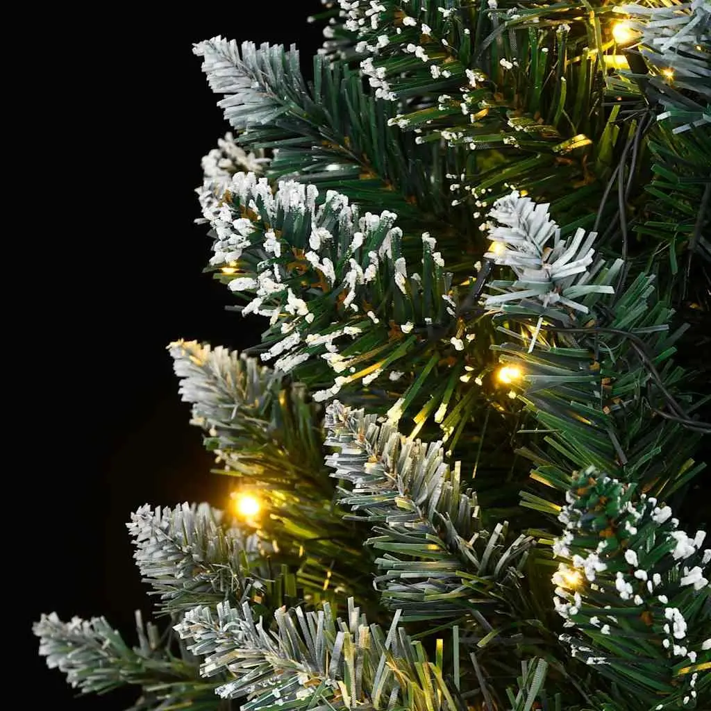 Artificial Christmas Tree Green 120 cm 150 LED Lights 8 Modes Hinged Branches