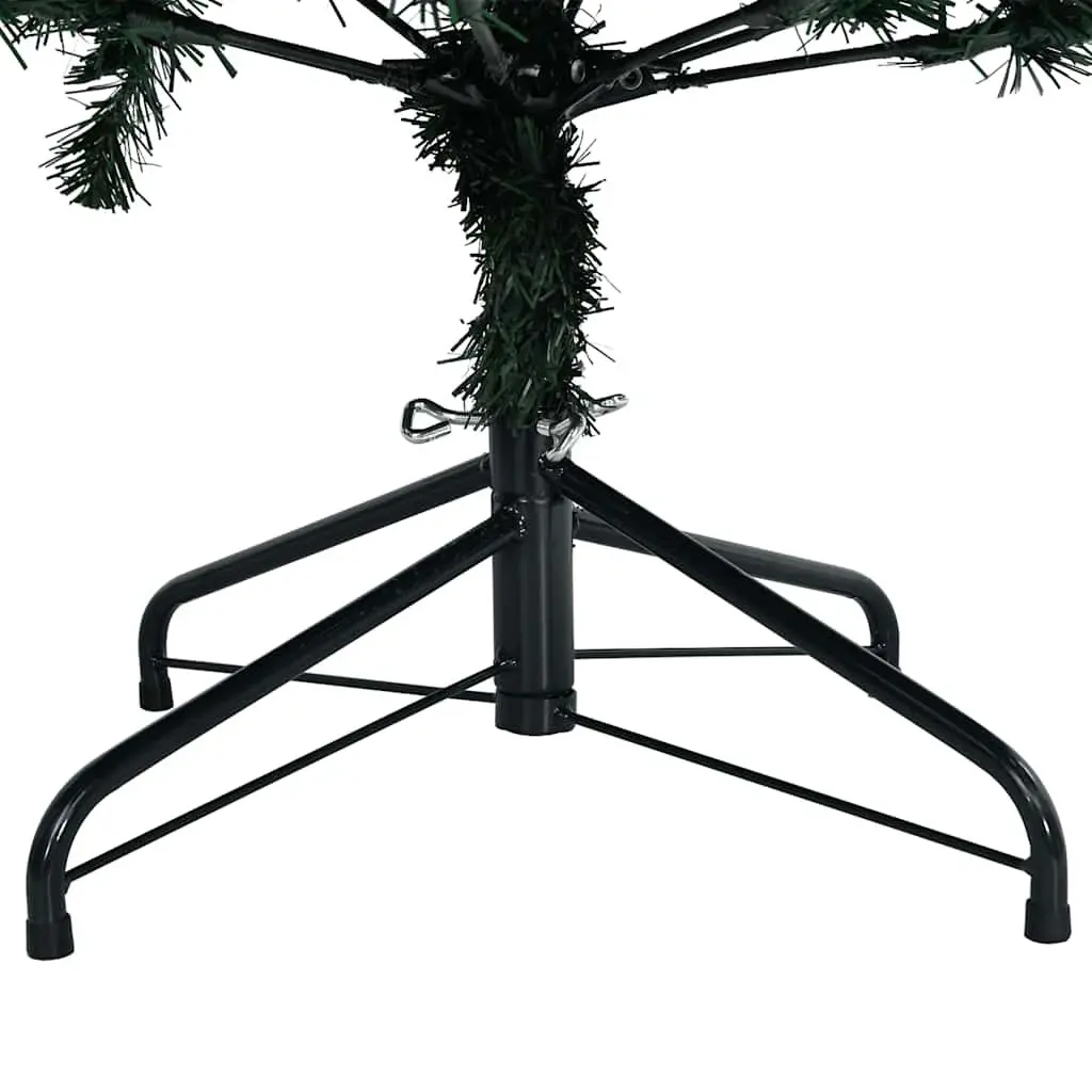 Artificial Christmas Tree Green 180cm 300 LEDs Hinged Branches