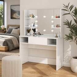 Makeup Vanity Table with LED Lighting