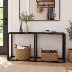 Black Marble Console Table - Simple and Effective
