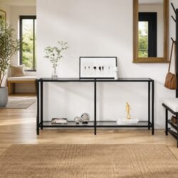 Concise and Stylish Glass Console Table