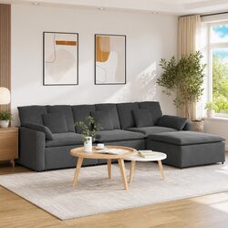 Modular Sofa with Footstool