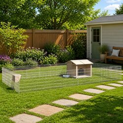 24-Panel Small Animal Enclosure with Flexibility