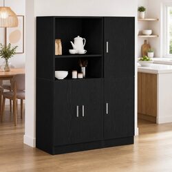Black Kitchen Cabinet Set: Perfect for Any Space