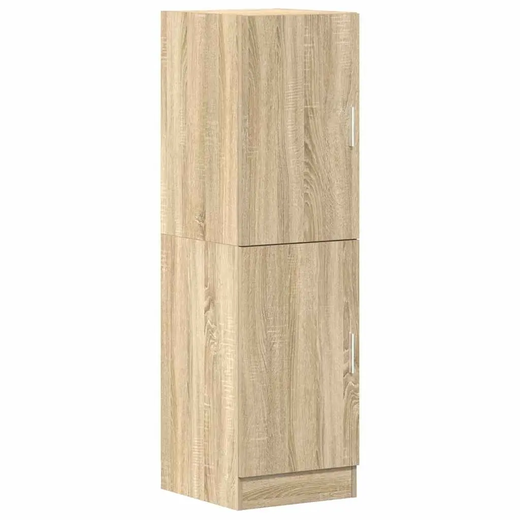 Kitchen Cabinet Set Brown 2 Piece Wall Mounted Storage Shelves Cupboard Organizer